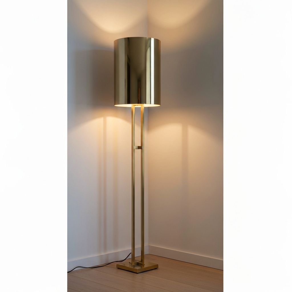 Floor Lamp - Brass